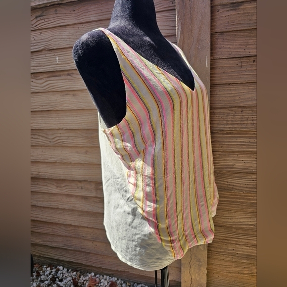 J Brand lightweight striped camisole / tank top size medium - Picture 11 of 14